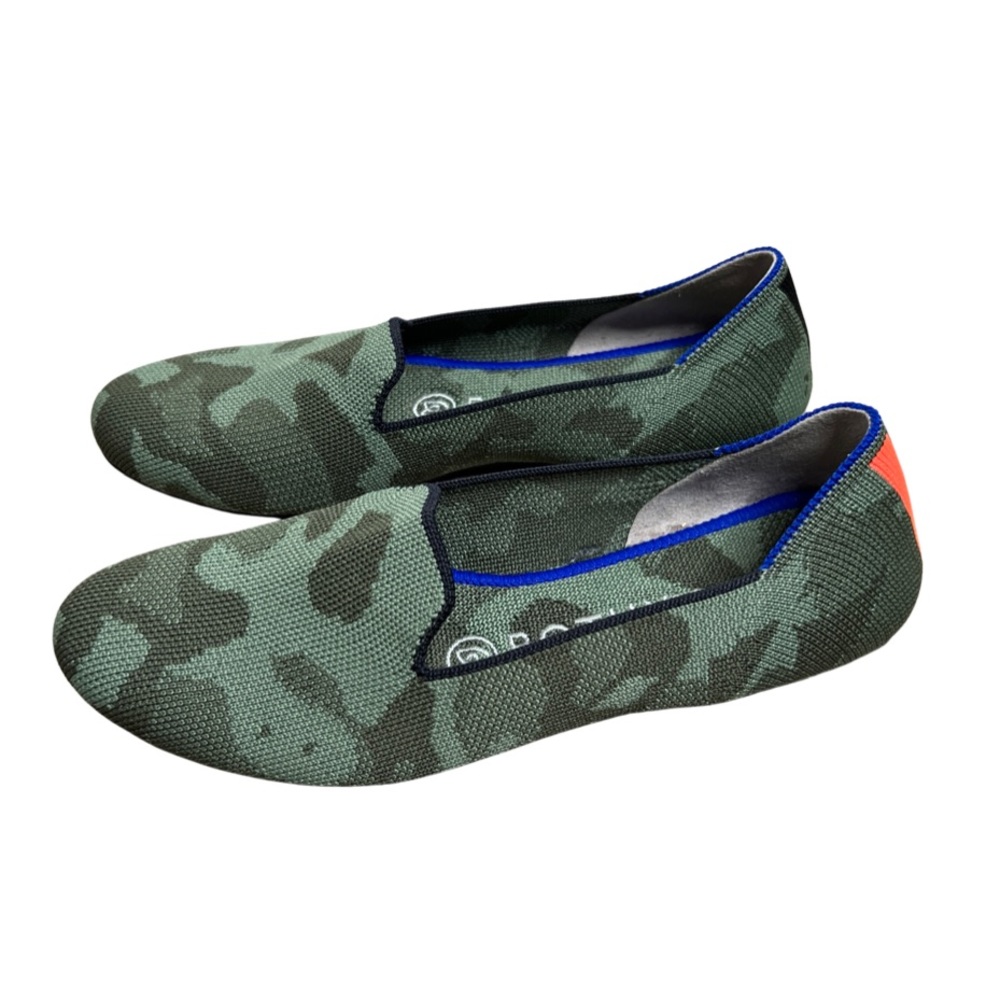 Rothy’s  The Loafer Classic Round Toes Camo Flats